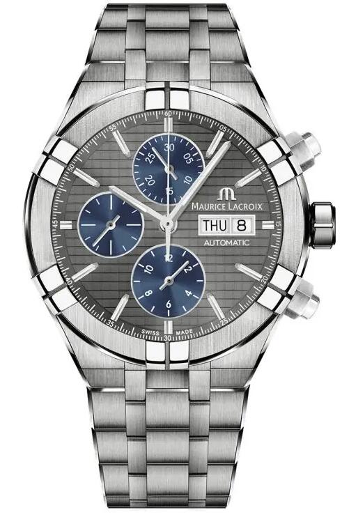 Maurice Lacroix AIKON Automatic Chronograph Titanium 44mm AI6038-TT032-330-1 Replica Watch